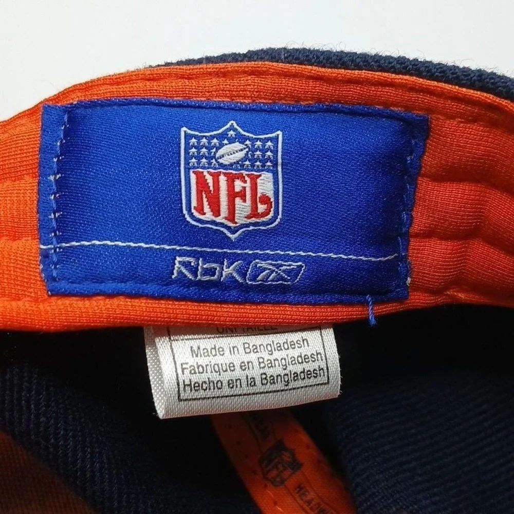 Reebok Chicago Bears Hat Mens OSFA‎ Navy Blue NFL Football Adjustable Cap